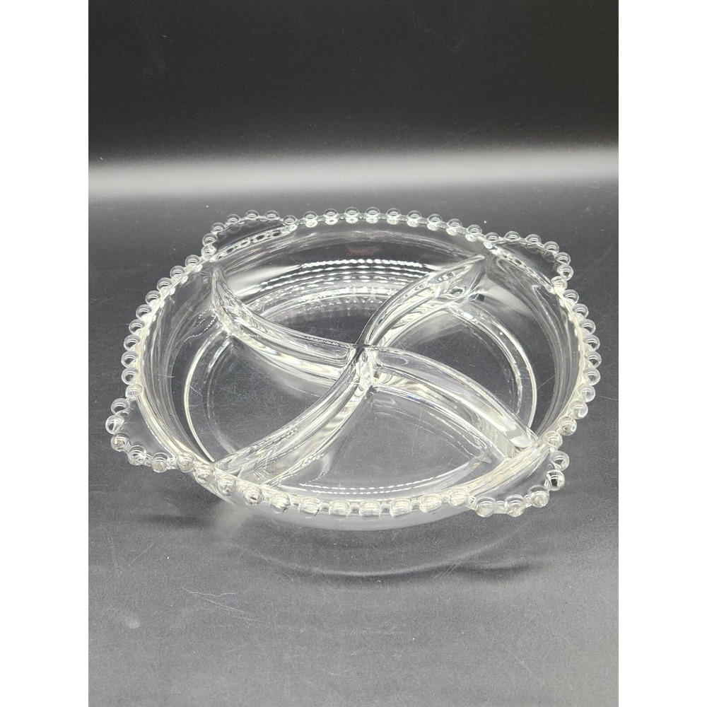 Candlewick Glassware Divided Dish 9.5"